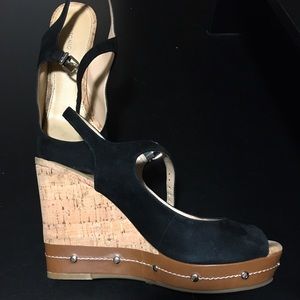 Black Suede platform